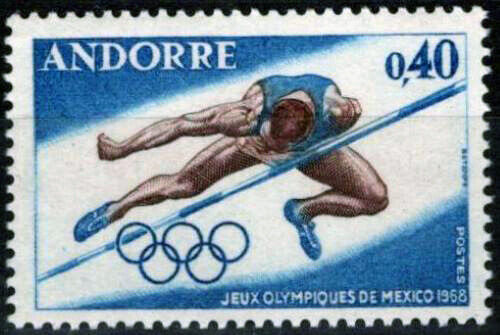 ZAYIX French Andorra 184 MNH Sports Olympics Games 071823S71M