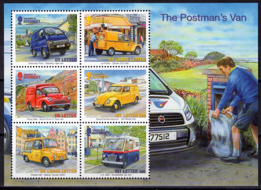 ZAYIX Guernsey 1207a MNH Transportation Postman's Van 080323SM88M