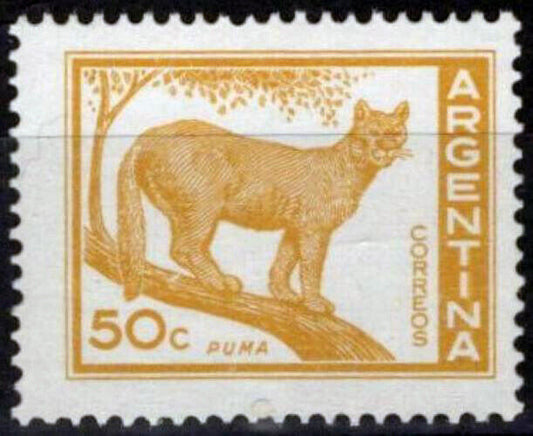 ZAYIX Argentina 882 MNH Wild Cats Puma Animals Wildlife 090823S33M