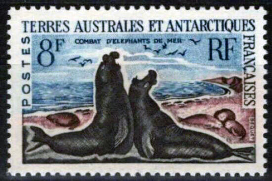 ZAYIX FSAT TAAF 22 MNH Marine Life Elephant Seals Polar Antarctic 092023S06