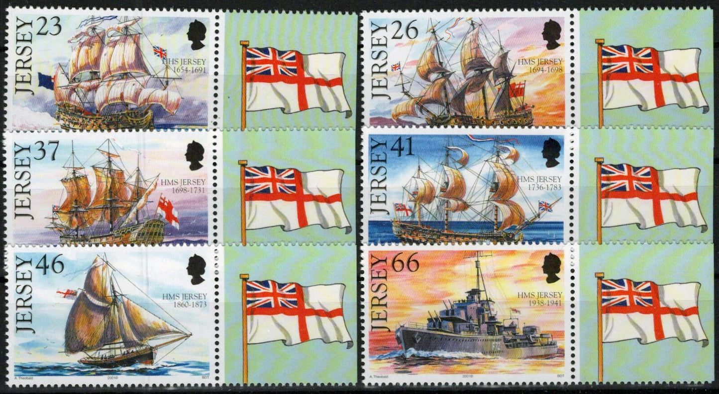 Jersey 982-987 MNH Navy Ships Military War 092023SM29M