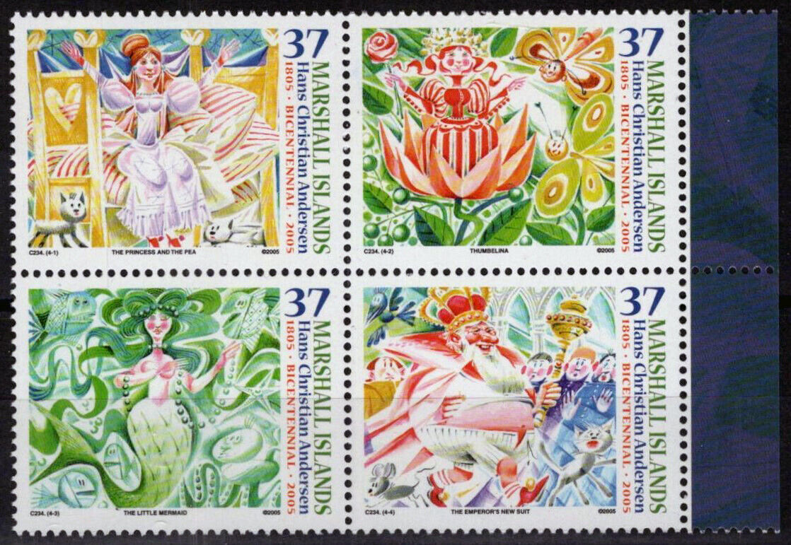 Marshall Islands 854 MNH Fairy Tales Hans Christian Andersen 092023S71M