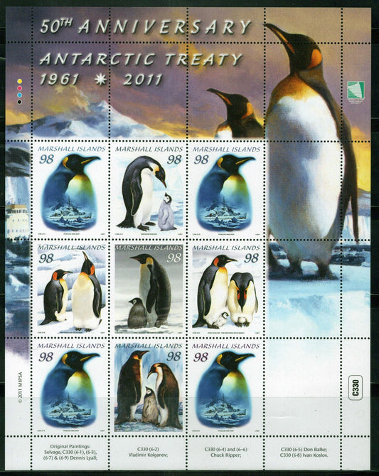 ZAYIX Marshall Islands 993 MNH Birds Penguins Polar Antarctic 092023SL11M