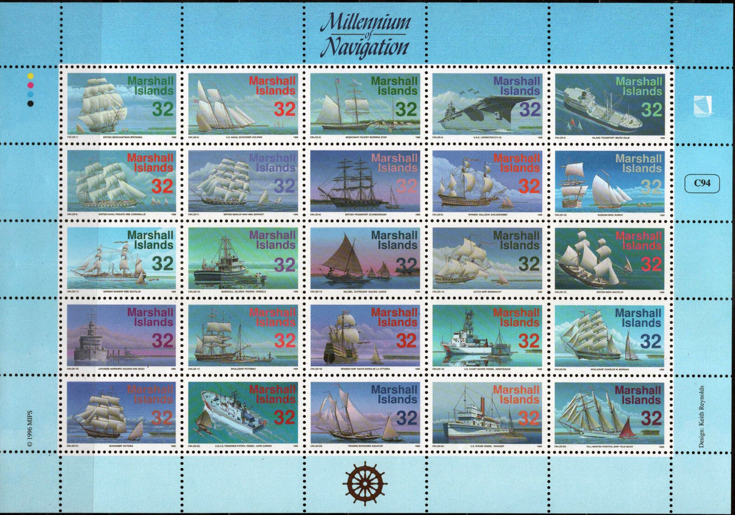Marshall Islands 605 MNH Ships Transportation ZAYIX 092023SL17M