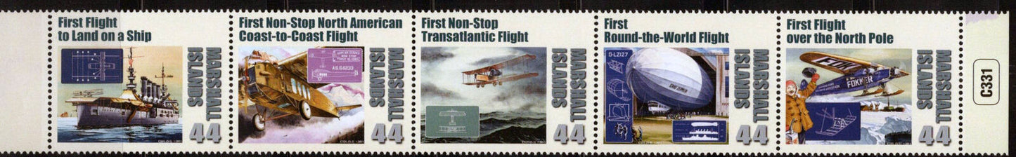 Marshall Islands 994 MNH Aviation First Flights ZAYIX 092023SL15M