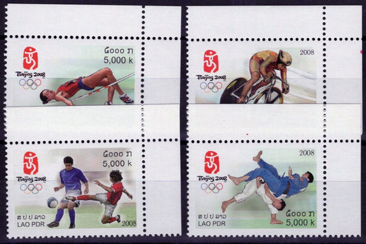 ZAYIX Laos 1723-1726 MNH Sports Olympics Games Taekwondo 100123S77