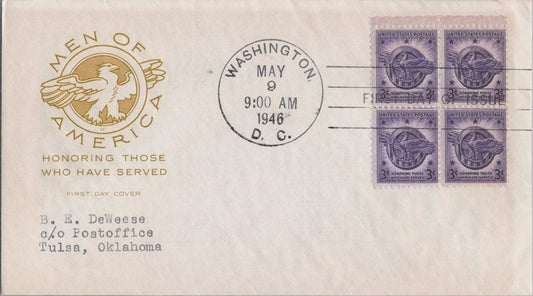 FDC US 940 Farnam block Washington DC - Honorable Discharge ZAYIX 070422SM79