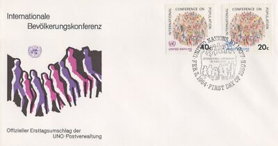 United Nations FDC World Population Conference Geneva cachet ZAYIX 031823SM163