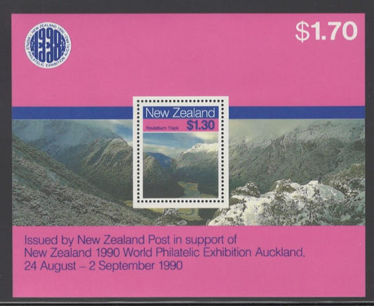New Zealand 906a MNH Landscapes SS Routeburn Track Zayix Stamps 0225M0011M