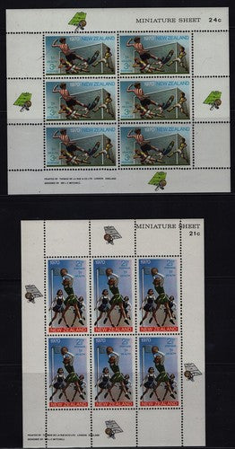 New Zealand B80a-B81a MNH Sports Basketball Soccer Zayix Stamps 061122M45M