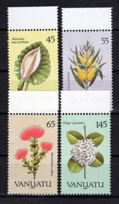 Vanuatu 515-518 MNH Flowers Plants Flora ZAYIX 0624S0146
