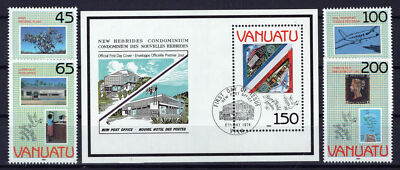 Vanuatu 519-523 MNH Stamps on Stamps Stamp World London '90 ZAYIX 0624S0147