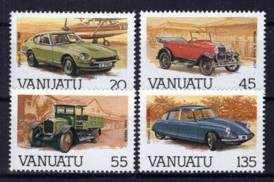 Vanuatu 434-437 MNH Automotives Automobiles Transportation ZAYIX 0624S0182