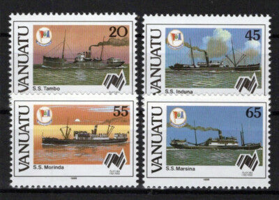 Vanuatu 474-477 MNH  Steamships Transportation ZAYIX 0624S0189