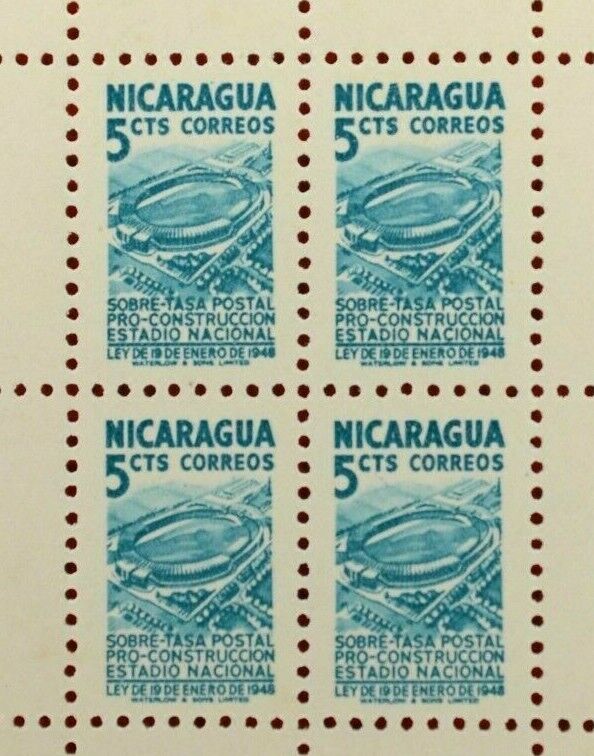 Nicaragua RA60a MNH Baseball Amateur World Series Zayix Stamps 0225M0020M