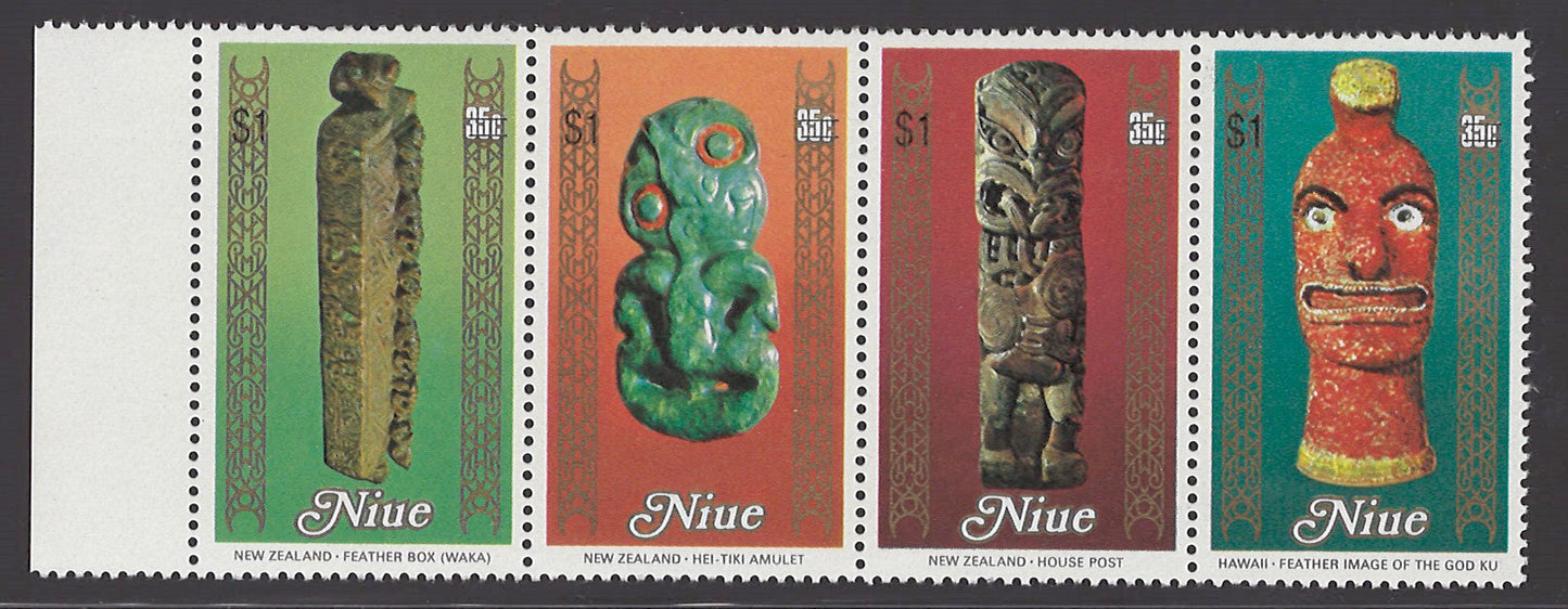Niue 626-629 MNH South Pacific Arts Festival surcharged Zayix Stamps 0225M0021