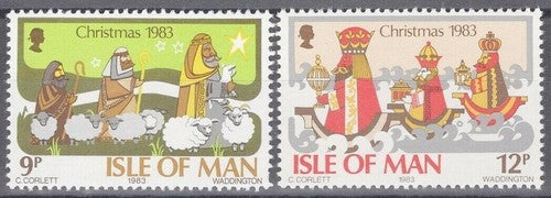 Isle of Man 252-253 MNH Christmas Shepherds & Three Kings ZAYIX 041322SM53M