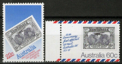 Australia 776-777 MNH Airmail Service Stamps on Stamps ZAYIX 090522S84