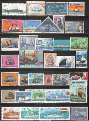 Ships Stamp Collection Mint/Used Transportation Boats ZAYIX