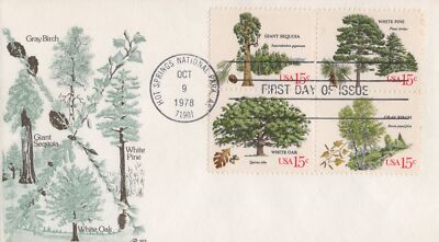 US 1767a American Trees FDC Bazaar cachet ZAYIX 031923SM110