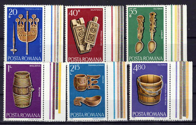 Romania 2771-2776 MNH Wood Carvings Art ZAYIX 0125S0010