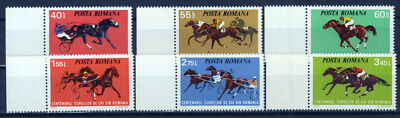 Romania 2475-2480 MNH Harness Racing Horses Sports ZAYIX 0125S0011