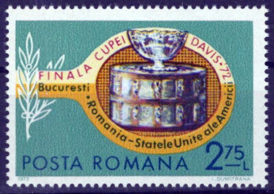 Romania 2373 MNH Sports Tennis Racket Davis Cup ZAYIX 0125S0020