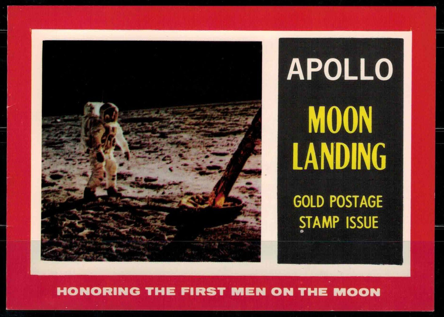ZAYIX Ajman 514 A, B MNH Gold Foil Space Apollo Moon Landing 080323SM19
