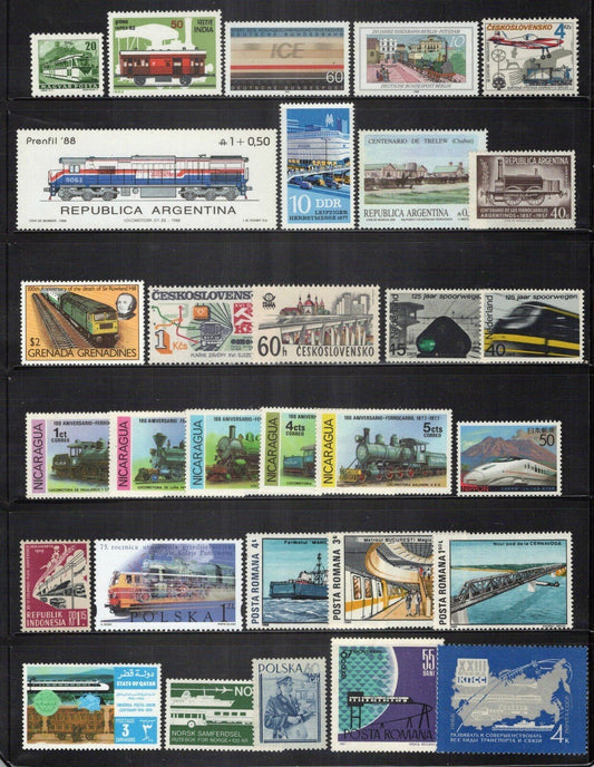 Trains Collection Most MNH Railroad Locomotives Transportation ZAYIX 0124S0299