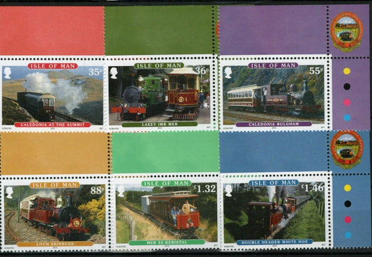 Isle of Man 1381-1386 MNH Trains Railways Locomotives ZAYIX 033023S87