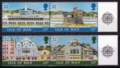 Isle of Man 332a-334a MNH Architecture Europa Cept ZAYIX 040423S29