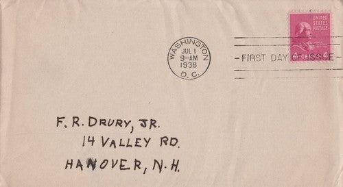 US 808 FDC Cover 4c Pres. James Madison Prexie Single ZAYIX 0324M0046