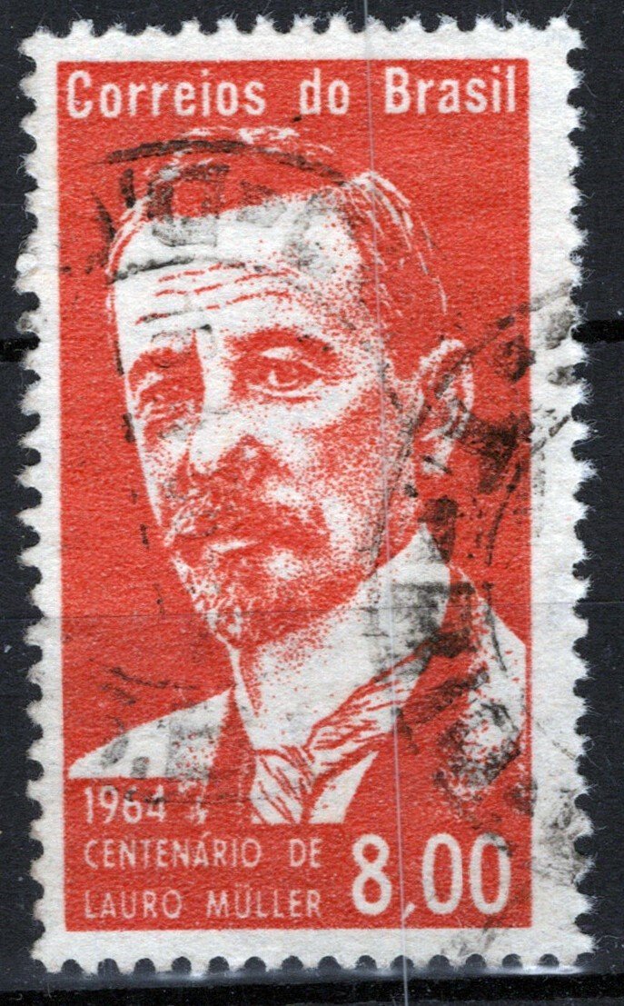 Brazil 975 used Lauro Muller politician ZAYIX 020123S39M