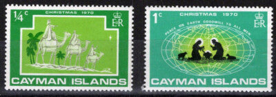 Cayman Islands 277-278 MNH 1970 Christmas Wise Men Camel ZAYIX 021823S51M