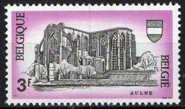 Belgium 714 MNH 1969 Ruins of Aulne Abbey Churches ZAYIX 021823S57M