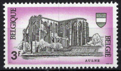 1969 Belgium 714 MNH - Ruins of Aulne Abbey - Churches ZAYIX 021823S57M