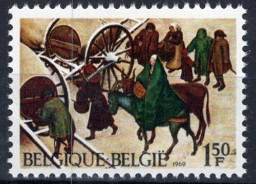Belgium 732 MNH 1969 Christmas Bethlehem Census ZAYIX 021823S58M