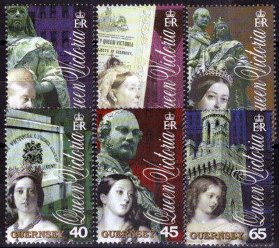 Guernsey 726-731 MNH Statues Historical Figures Royalty ZAYIX 090823S03