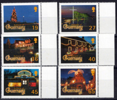 Guernsey 750-755 MNH Christmas Trees Sark Post Office ZAYIX 090823S06