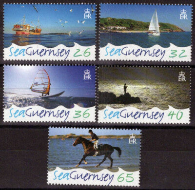 Guernsey 875-879 MNH Sailboats Fishing ZAYIX 090823S16M