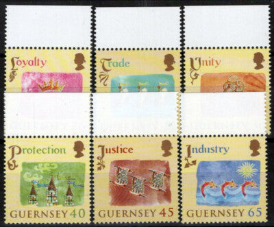 Guernsey 838-843 MNH British Crown Industry Trade 090823S13m ZAYIX 090823S13M