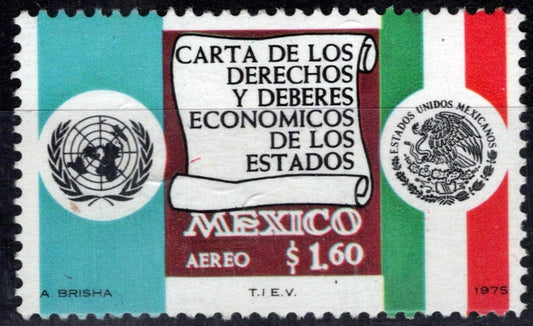 Mexico C457 MNH United Nations Declaration Economics single ZAYIX 073123SM41M