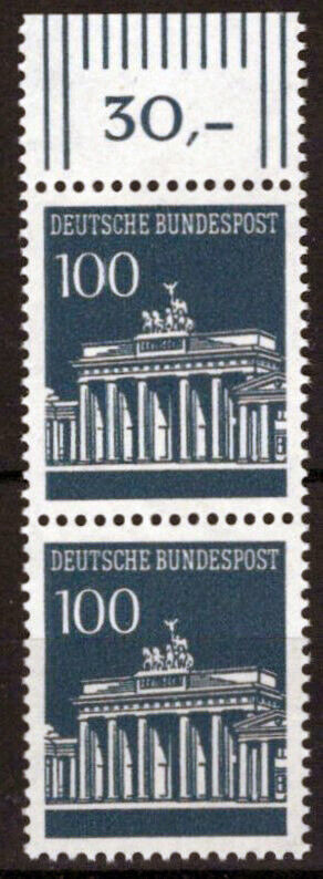ZAYIX Germany 956 MNH Pair Historical Landmark Brandenburg Gate 042623S94