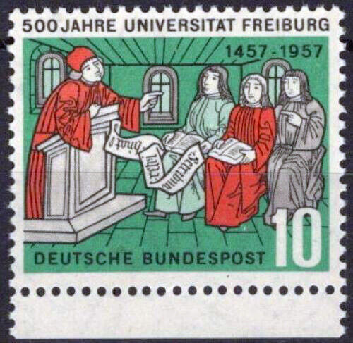 ZAYIX Germany 766 MNH Academics Manuscripts Freiburg University 042523S110