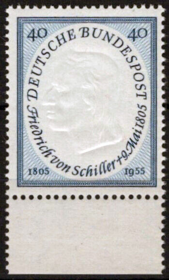 ZAYIX Germany 727 MNH Friedrich von Schiller Poet 042523S116