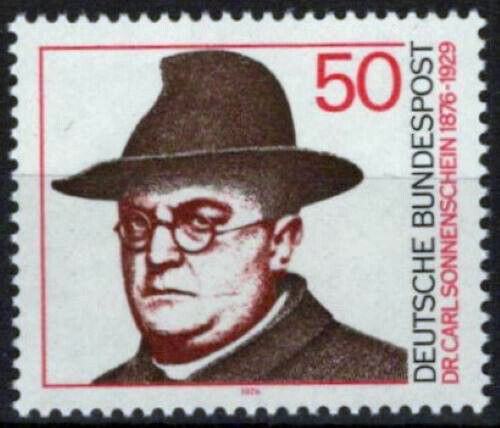 ZAYIX Germany 1213 MNH Dr. Carl Sonnenschein Religious Figure 042623S139