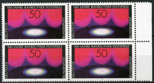 ZAYIX Germany 1217 MNH Block Bayreuth Festival Entertainment 042623S144M