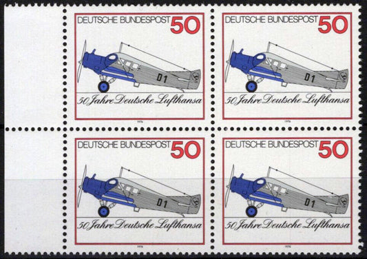 ZAYIX Germany 1207 MNH Block Aviation Planes 042623S127M