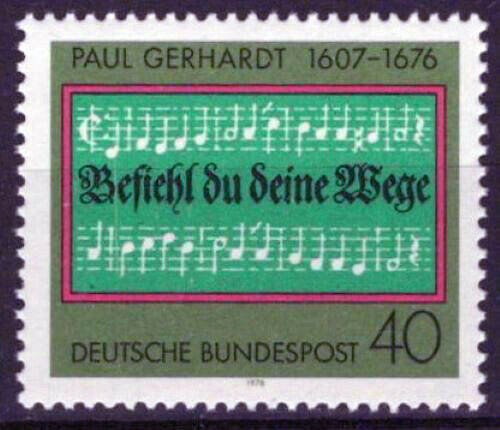 ZAYIX Germany 1215 MNH Paul Gerhardt Hymn Writer Music 042623S141