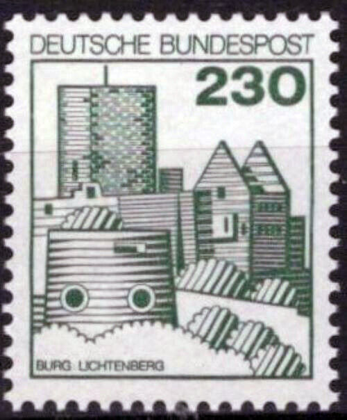 ZAYIX Germany 1242 MNH Lichtenberg Architecture Castle 042623S149
